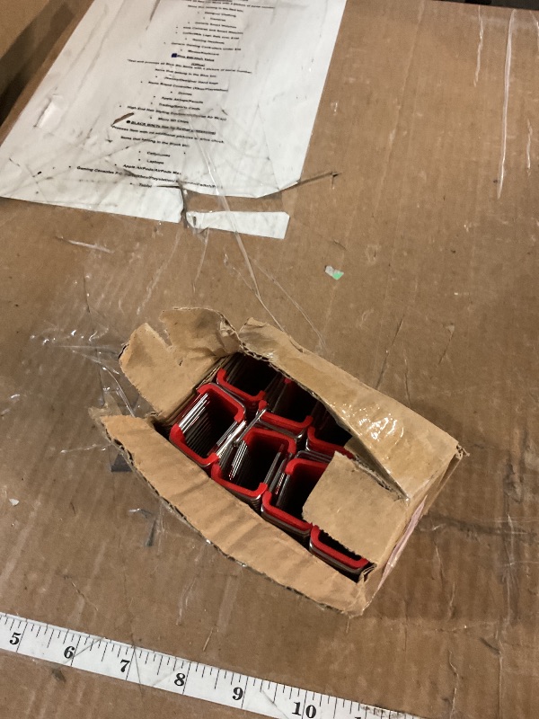 Photo 1 of 1" Insulated Cable Staples MNM1-600 fit Milwaukee Cable Stapler Gun M12 2448-20 for to Wood Surfaces - Fit Milwaukee Staples 600 per Box (Cable Staples-320)