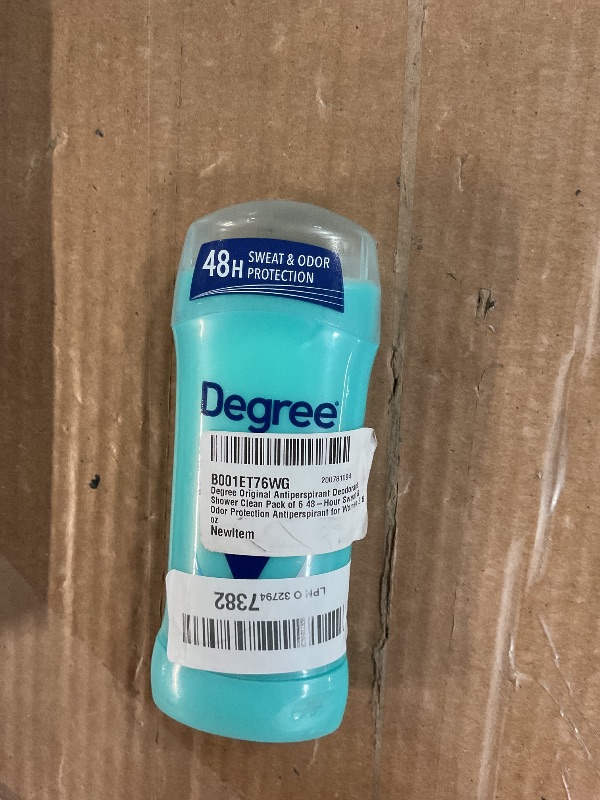 Photo 1 of *ONLY 1* Degree Original Antiperspirant Deodorant Shower Clean 48-Hour Sweat and Odor Protection Antiperspirant for Women 2.6 oz