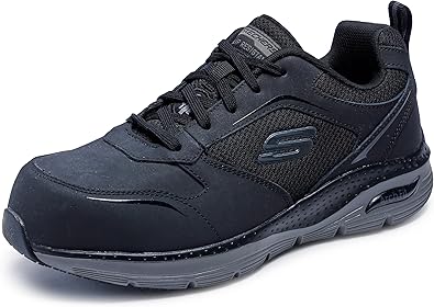 Photo 1 of **Heavily used***Minor damage** 
Skechers Men's Lace Up Safety Arch Fit Sr Comp Toe size: 12
