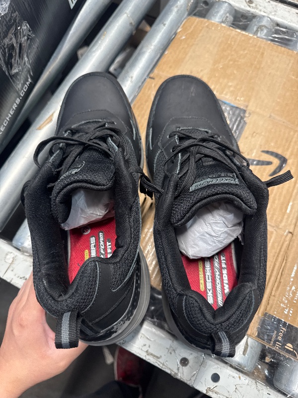 Photo 1 of **Heavily used***Minor damage** 
Skechers Men's Lace Up Safety Arch Fit Sr Comp Toe size: 12
