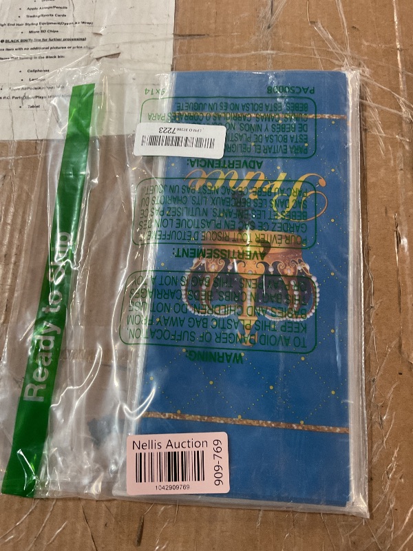 Photo 1 of (Unknown count) 1043960134
Royal Prince Party Favor Bags Plastic Gift Bags Blue Candy Pouches with Ties Treat Goodie Pouches
