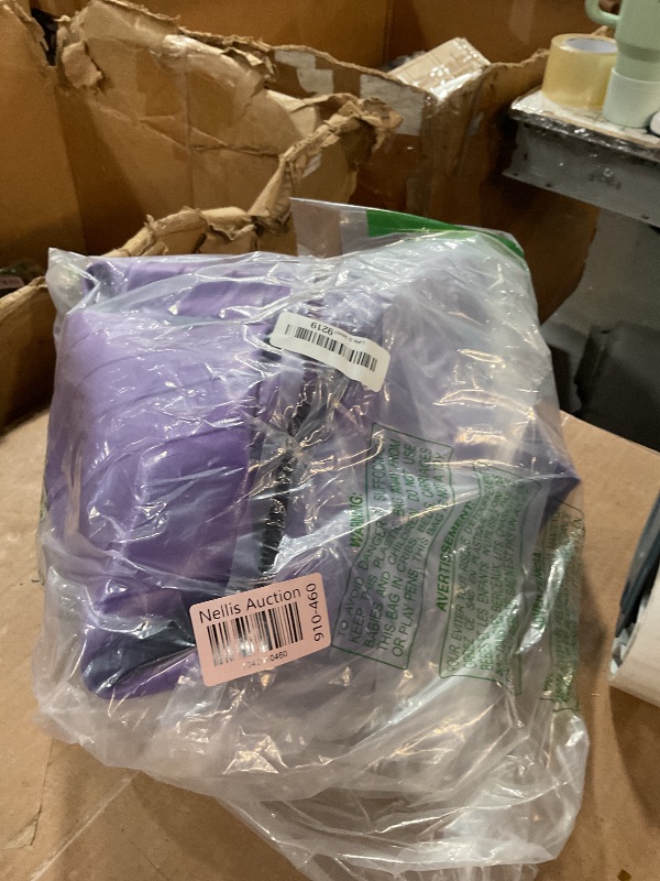 Photo 1 of (MISSING PLUG) (UNTESTED) APEXUP Yoga Ball Exercise Ball, Pilates Ball, Anti Slip Stability Ball, Heavy Duty Gym Ball for Fitness, Balance, Core Workout, Physical Therapy (XXL(31"~34") 85cm, Purple)