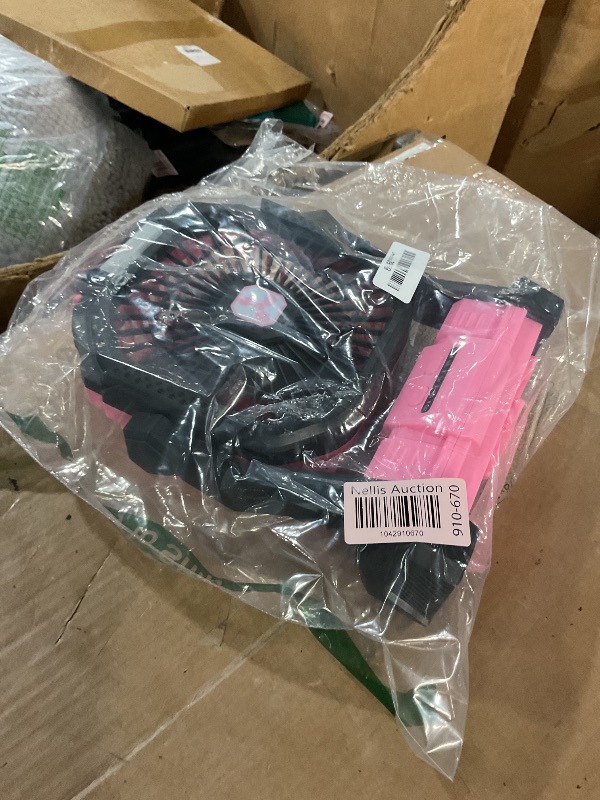 Photo 1 of ***(PARTS ONLY/ MAJOR DAMAGE/ NON FUNCTIONAL)***ONLYNEW Portable Fan Rechargeable, 20000mAh Cordless Battery Powered Table Fan with LED Lantern, USB C Battery Operated for Travel Home Camping Tent Office Beach Desk Fishing Pink