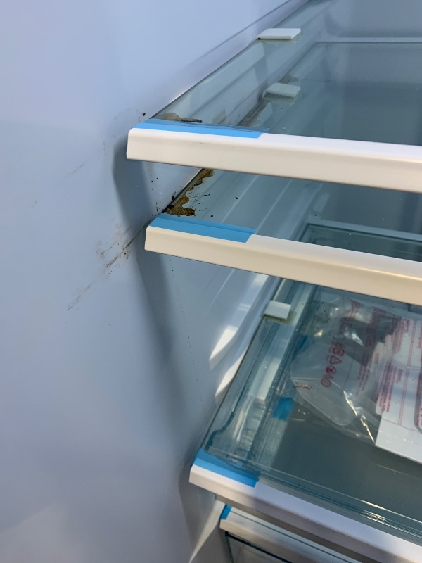 Photo 1 of ************FOR PARTS ONLY-SEE NOTES BEFORE BID**************
Kenmore 36" French Door Refrigerator with Freezer - Accela Chill, Adjustable Shelving, Humidity Controlled Crispers, ENERGY STAR Certified, 20.3 cu. ft. Capacity, Fingerprint Resistant Stainles