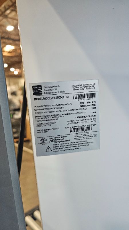Photo 1 of ************FOR PARTS ONLY-SEE NOTES BEFORE BID**************
Kenmore 36" French Door Refrigerator with Freezer - Accela Chill, Adjustable Shelving, Humidity Controlled Crispers, ENERGY STAR Certified, 20.3 cu. ft. Capacity, Fingerprint Resistant Stainles