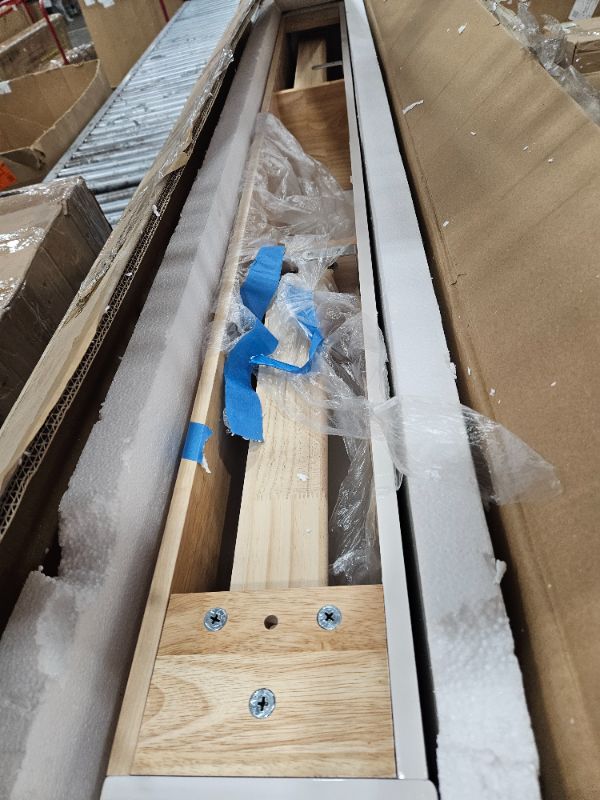 Photo 1 of **MINOR CRACK**
Bixiaomei Floating TV Stand in Solid Wood, 71'' High Gloss Wall Mounted TV Cabinet, Floating TV Shelves with Door & Drawers, Modern Entertainment Media Console Center Large Storage Under TV