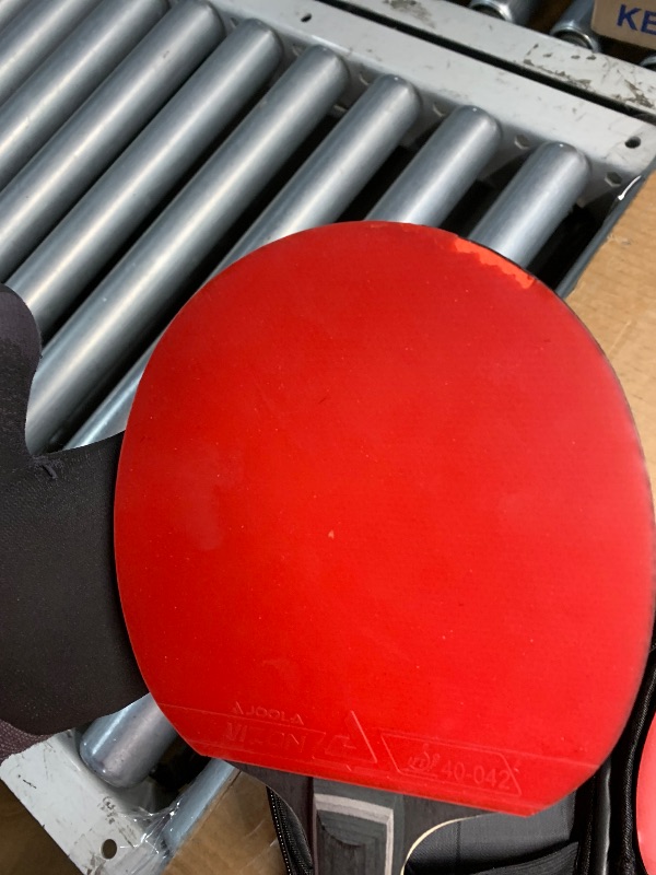 Photo 1 of ***DAMAGED, SEE PHOTOS, MISSING BALLS***
JOOLA Duo Pro Ping Pong Paddles Set of 2 - Professional Table Tennis Paddles, Three Advanced 3 Star Tournament Ping Pong Balls and Carrying Case - Advanced Table Tennis Rackets