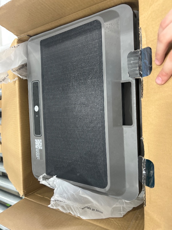 Photo 1 of ***(USED/ UNABLE TO TEST ITEM)***2024 Solar Powered Robotic Pool Skimmer Surface Cleaner with Remote Control Dual Charging Options Smart Obstacle Avoidance 12 Hours Continuous Cleaning Ideal for Above Ground Pool