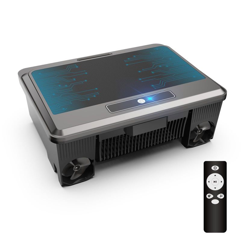 Photo 1 of ***(USED/ UNABLE TO TEST ITEM)***2024 Solar Powered Robotic Pool Skimmer Surface Cleaner with Remote Control Dual Charging Options Smart Obstacle Avoidance 12 Hours Continuous Cleaning Ideal for Above Ground Pool