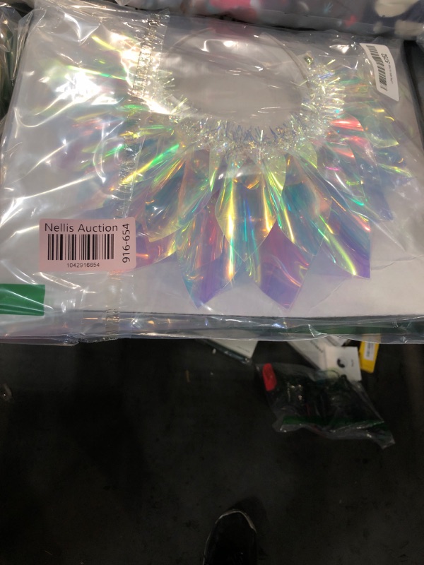 Photo 1 of JEAIRTS Light Up Headband Led Crown Headbands Glow Rave Headpiece Flashing Costume Hair Accessories for Women