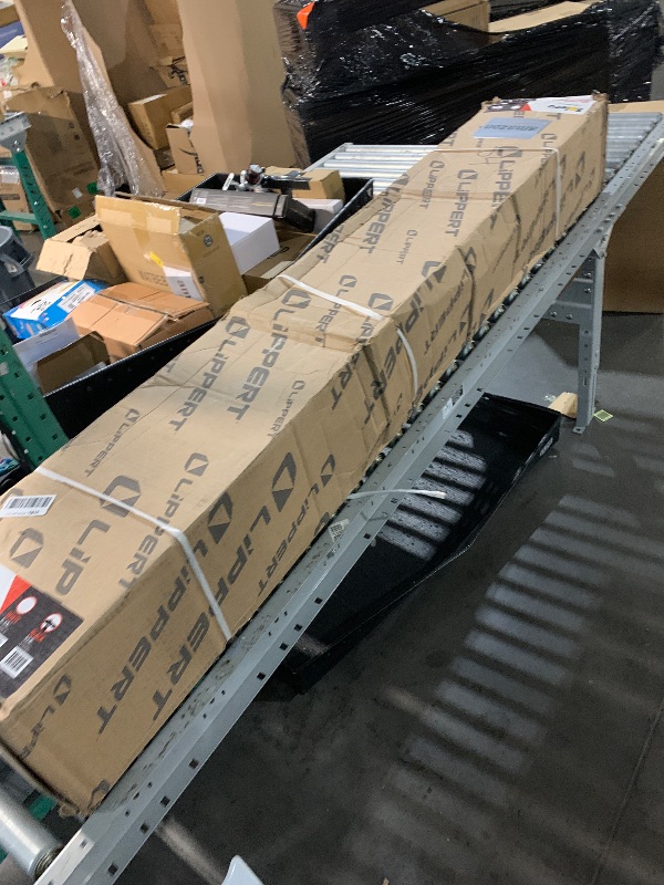 Photo 1 of ***FACTORY SEALED, OPENED FOR INSPECTION***Solera 12V Smart Arm 63" Awning Hardware Kit for 5th Wheels, RVs, Travel Trailers, Power Extend and Retract, Safety Lock Button, Weatherproof - 759516