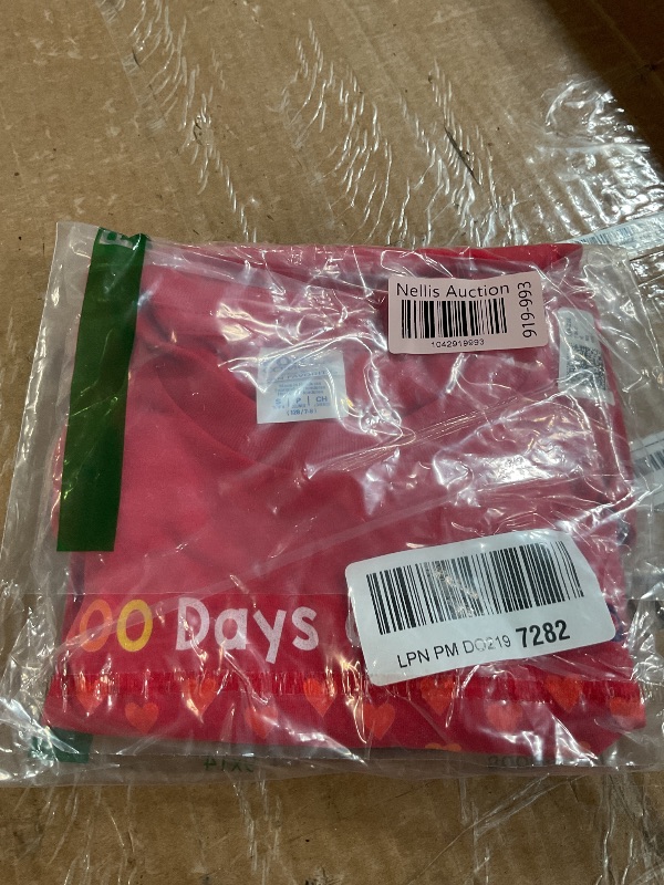Photo 1 of 100th Day of School and Still Loving It 100 Rainbow Hearts T-Shirt. Small  RED
