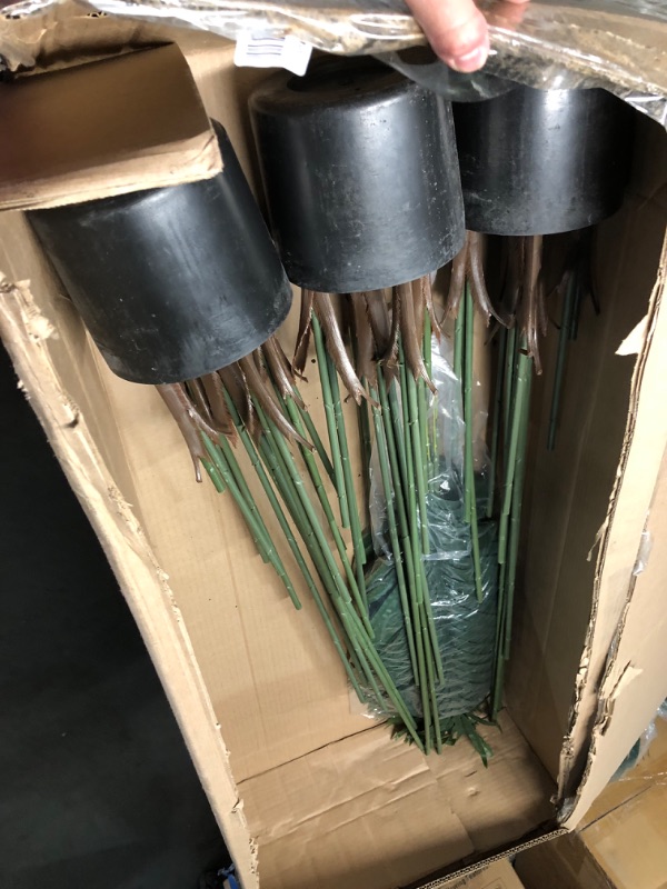 Photo 1 of ***DAMAGED - 1 POT CRACKED - SEE PICTURES***
Jexine 3 Pack Artificial Palm Trees 6Ft, Fake Plants Fake Trees Artificial Areca Palm Plants for Outdoor Indoor Faux Tree in Pot for Pool Home Decor Office Housewarming Gift Modern Decoration