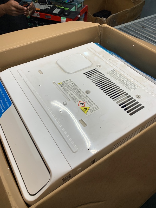 Photo 1 of Midea 12,000 BTU Smart Inverter Air Conditioner Window Unit with Heat and Dehumidifier – Cools up to 550 Sq. Ft., Energy Star Rated, Quiet Operation, Electronic Controls, Remote Control, White