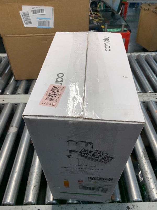 Photo 1 of ***(HEAVILY USED/ SEE NOTES)***
Cold Press Juicer, 5.8" Wide Feed Chute Juice Extractor Machine with 400W, High Juice Yield, Slow Masticating Juicer for Whole Vegetables & Fruits, Metallic Silver