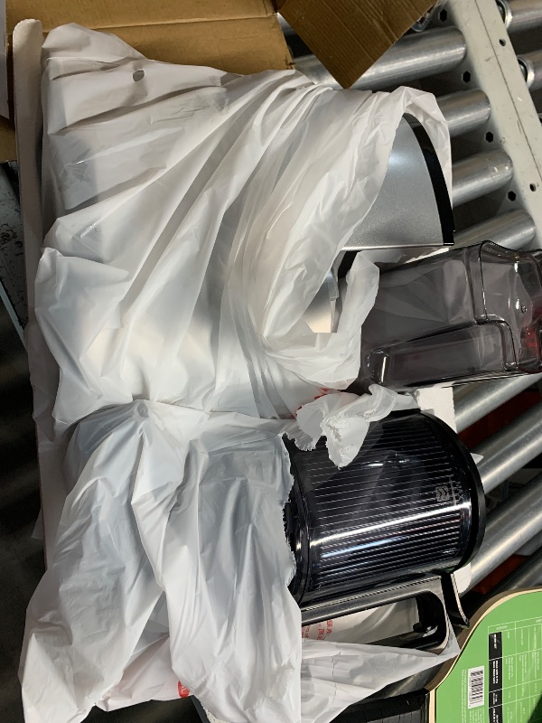 Photo 1 of ***(HEAVILY USED/ SEE NOTES)***
Cold Press Juicer, 5.8" Wide Feed Chute Juice Extractor Machine with 400W, High Juice Yield, Slow Masticating Juicer for Whole Vegetables & Fruits, Metallic Silver