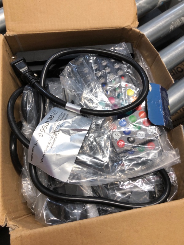 Photo 1 of USTELLAR 4 Pack 25W RGB LED Flood Light 250W Equiv. Color Changing Floodlights, Warm White 2700K IP66 Colored Spotlight Stage Party Uplighting Indoor Outdoor Uplights for Event Wedding Halloween Light