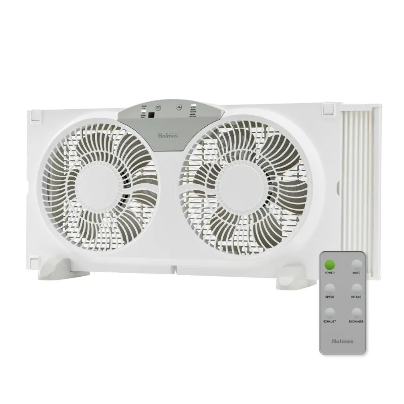 Photo 1 of ***PARTS ONLY***
Holmes 9” Digital Window Fan, 3-Speed, Twin Blade, Reversible Airflow, Remote, White
