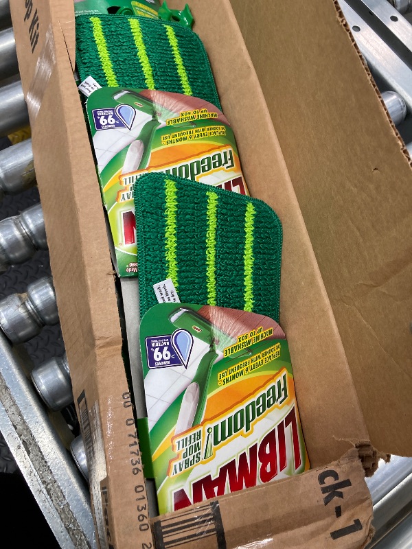 Photo 1 of **PARTS ONLY**Libman Freedom Spray Mop Kit | Microfiber Mop | Household Essentials | Hardwood Floor Cleaner | Wall Mop | 24 Oz Reservoir Tank | Two Extra Replacement Heads Included