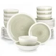 Photo 1 of ***MISSING PIECES***vancasso, Series ORI, 32-Piece Dinnerware Set, Stoneware Tableware Plate Set, Service for 8, Beige
