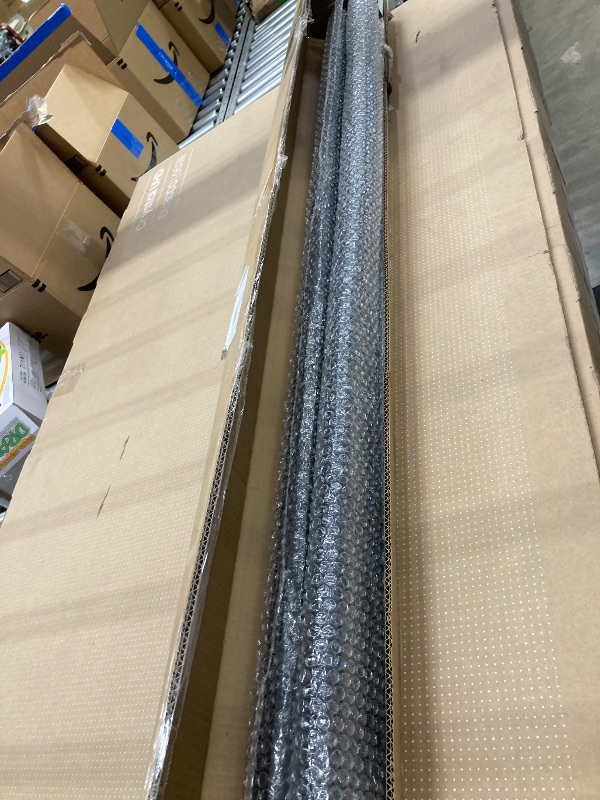 Photo 1 of **only the top bars****MaxxHaul Universal Aluminum Truck Ladder Lumber Pipe Contractor Rack 500 lb Capacity 17" to 28" Adjustable Height with Cross Bars and Mounting Clamps No-Drill Installation for Pickup Trucks