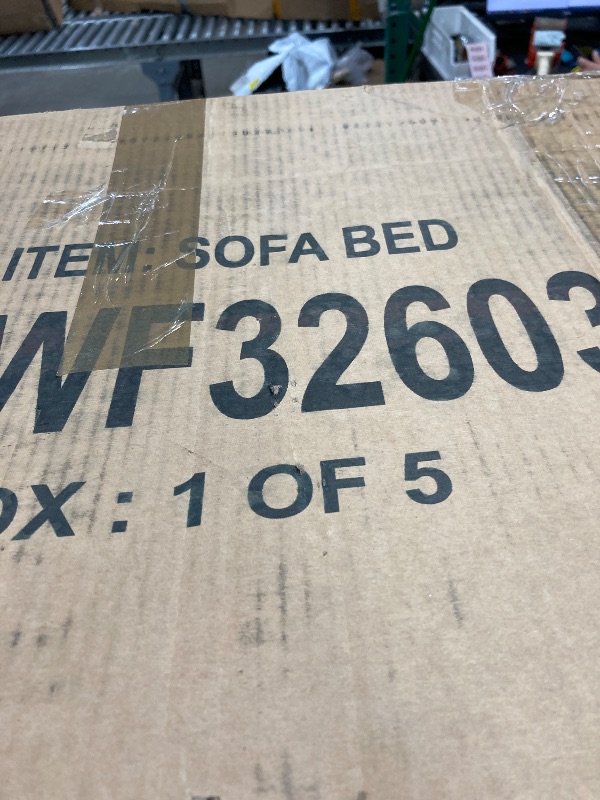 Photo 1 of  Sectional Sofa Bed,Corduroy Convertible (Beige)