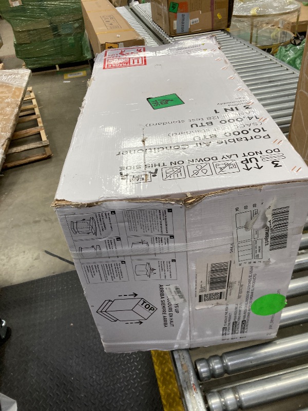 Photo 1 of 14,000 BTU Portable Air Conditioner Cools Up to 700 Sq.Ft, 3-IN-1 Energy Efficient Portable AC Unit with Remote Control & Installation Kits for Large Room, Campervan, Office, Temporary Space