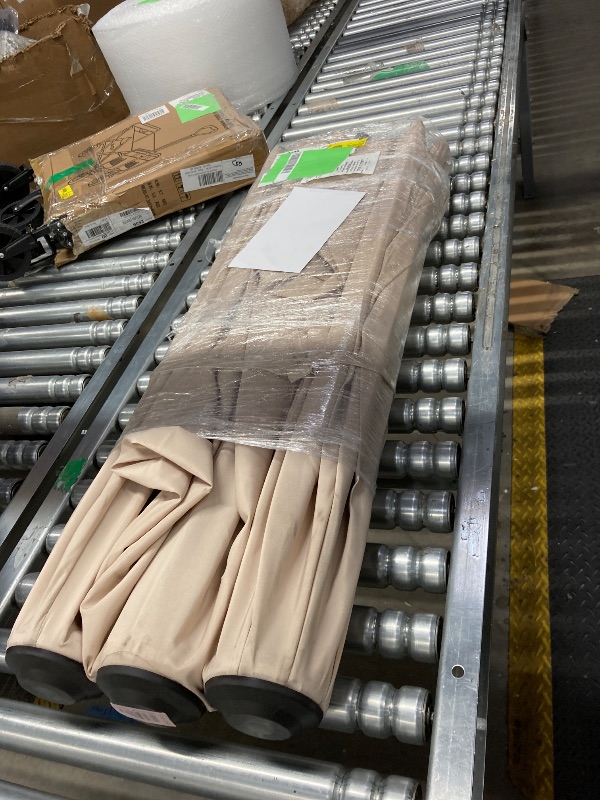 Photo 1 of ***PARTS ONLY**Autlaycil 13 FT Patio Umbrella with Sun Protection & Easy Crank for Deck Pool Patio Beige
