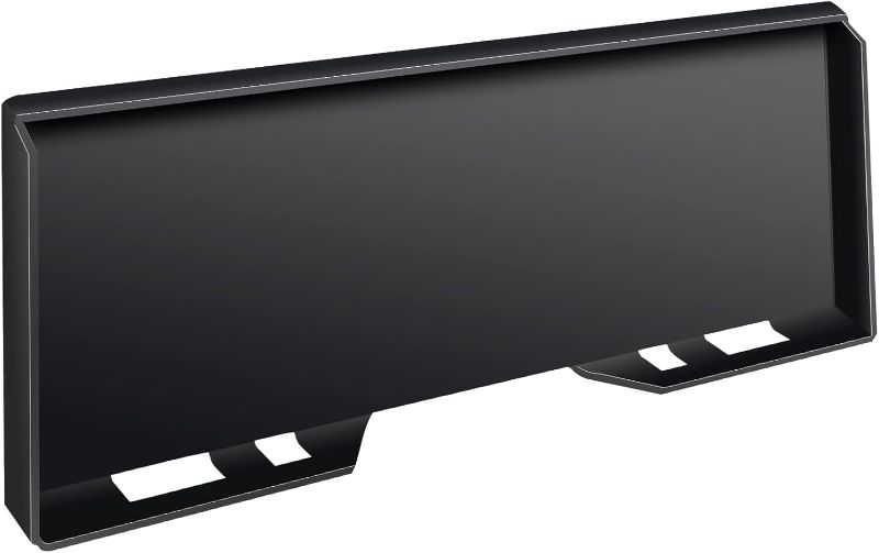 Photo 1 of 1/4” Thick Quick Attach Universal Skid Steer Mount Plate, Heavy Duty Attachment Steel Mount Plate Transforms Steel Loader Plate Skid Steers and Tractors