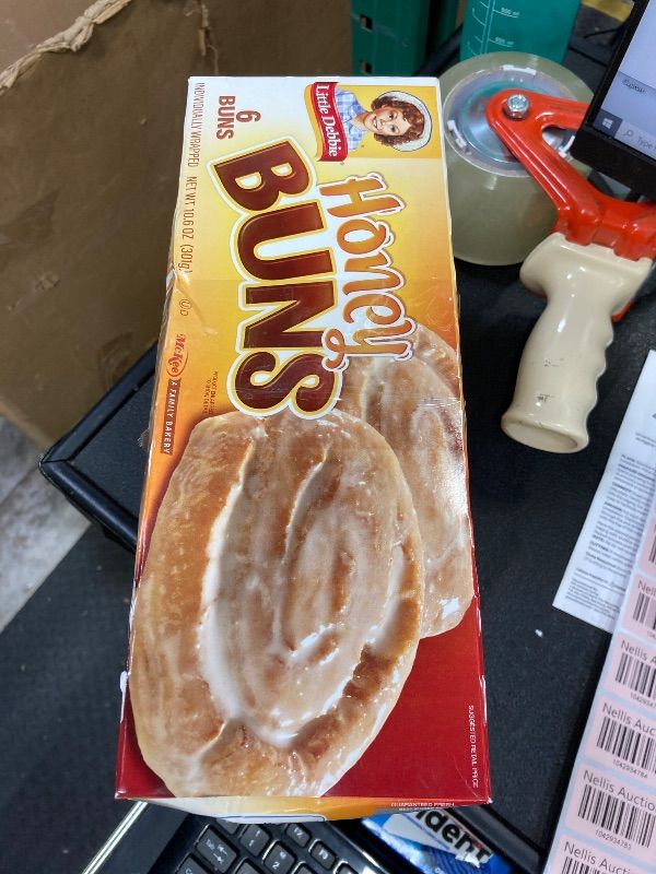 Photo 1 of **BB 6/17/25**Little Debbie Honey Buns, 6 Individually Wrapped Pastries, 10.6 oz Box, Pack of 3