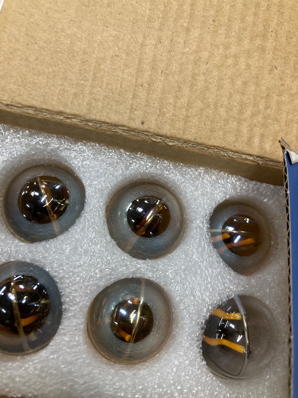 Photo 1 of 10 LED Bulb 6W Equal E26 LED Bulb 60 Watt Dimmable Cool White 4000K E26 Edison Bulb AC120V 750lm Tubular Light Bulb T10 for Rustic Pendant, Island, Chandeliers, Wall Sconces, Pack of 6