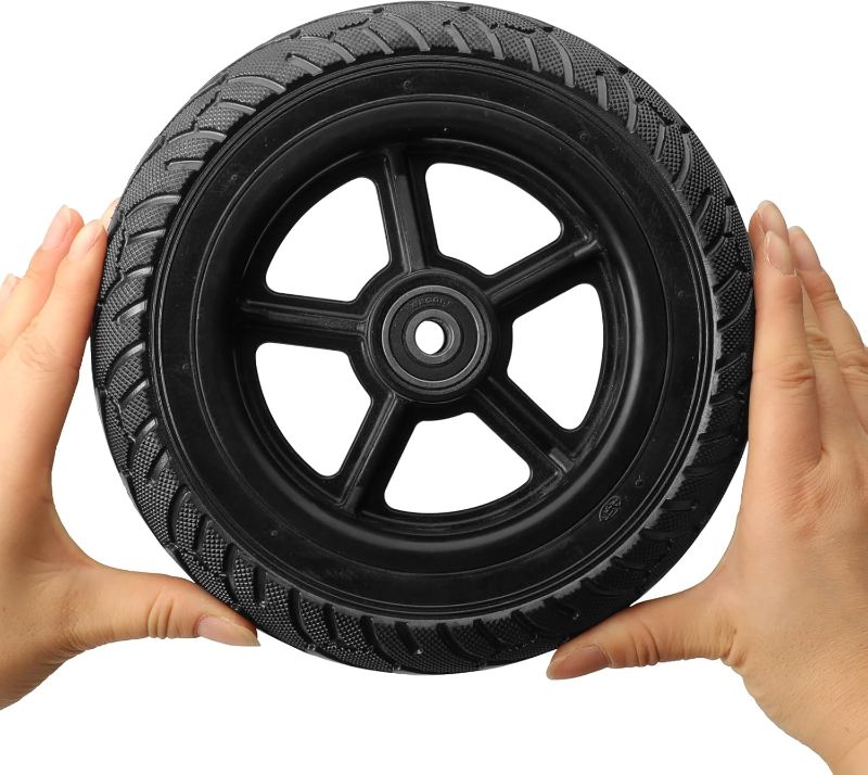 Photo 1 of 

L-faster 200x35 Pneumatic Tyre Use Nylon Hub Fit M8 or M6 Axle 8" Air Wheel for Scooter Replacement 8 Inch Inflatable Wheel Tube