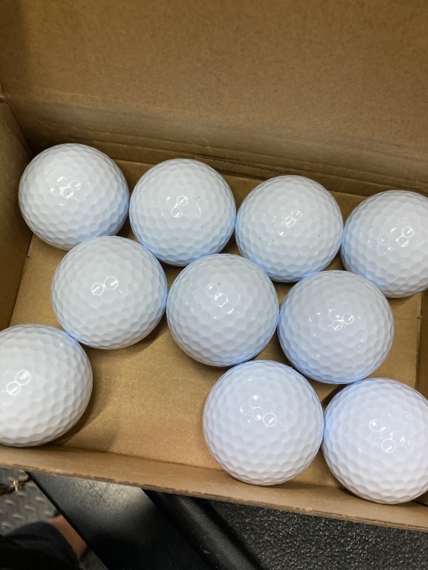 Photo 1 of 10pcs Golf Practice Balls Foam Training Ball for Beginners Double Layer Sports Training
