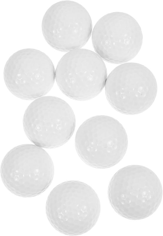 Photo 1 of 10pcs Golf Practice Balls Foam Training Ball for Beginners Double Layer Sports Training
