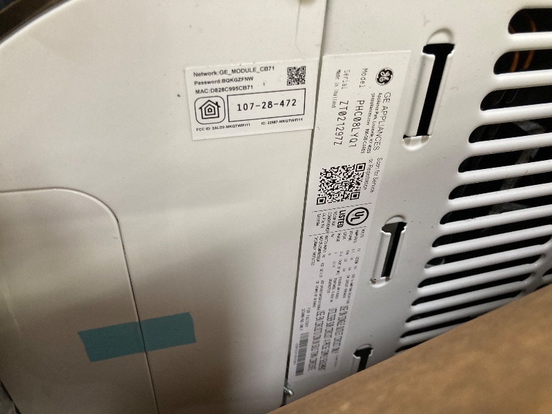 Photo 1 of ***PARTS ONLY***
GE AHEL08BB Window Air Conditioner, 8000 BTU, White