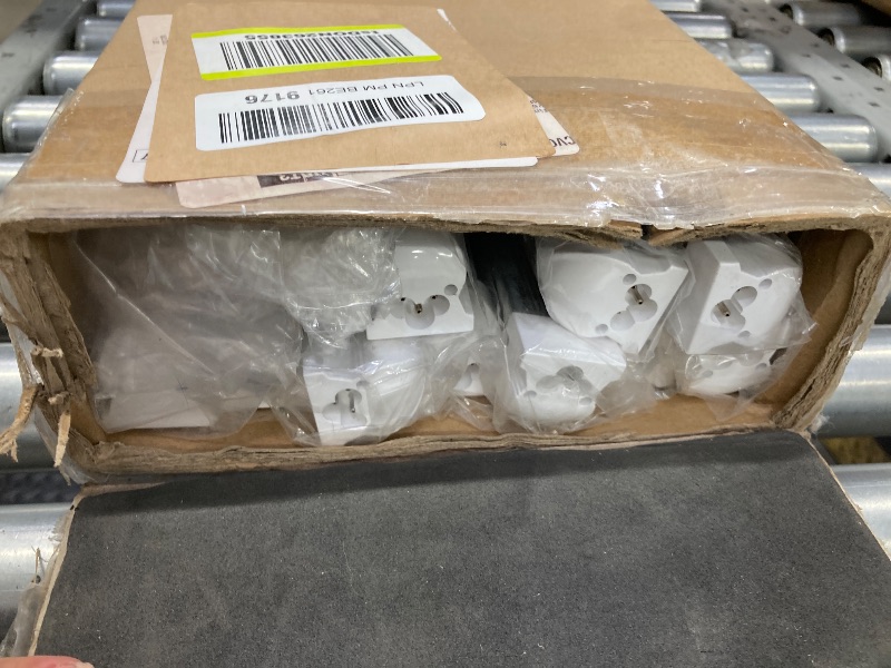 Photo 1 of 10-Pack 8ft LED Shop Light Fixture - 90W T8 Integrated LED Tube Light - 6500K 12000LM V-Shape Linkable - High Output - Clear Cover - Plug and Play - 270 Degree Lighting for Garage, Shop, Barn