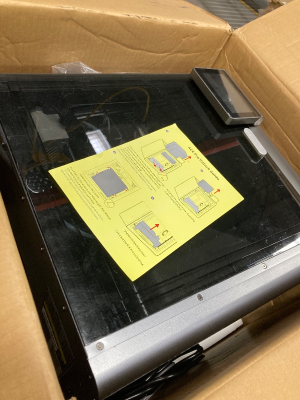 Photo 1 of ***broken parts****Anycubic Kobra S1 Combo 3D Printer, Multi-Color 3D Printer High Speed Max 600mm/s High Precision, Core XY Stable Structure Ultra-Quiet Printing Anycubic App One-Click Printing 250 * 250 * 250mm