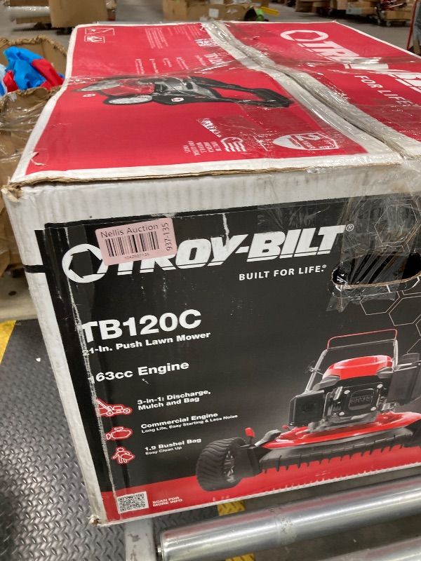Photo 1 of 21 in. 163cc OHV Engine Push 3-in-1 Gas Walk Behind Lawn Mower with Tri-Action Cutting System
