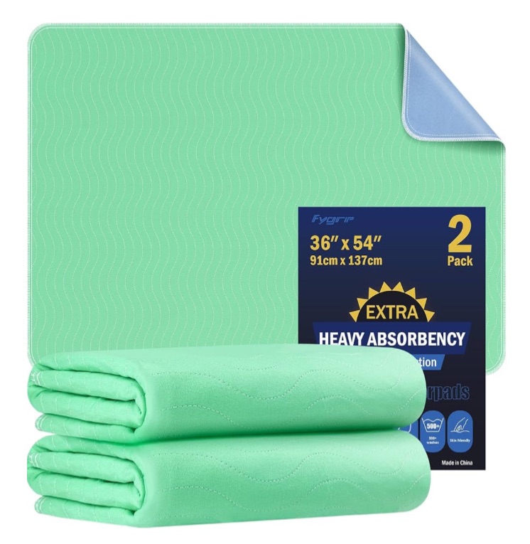 Photo 1 of 2  Pack extra heavy absorbency  washable under pants  36 in x 54 in