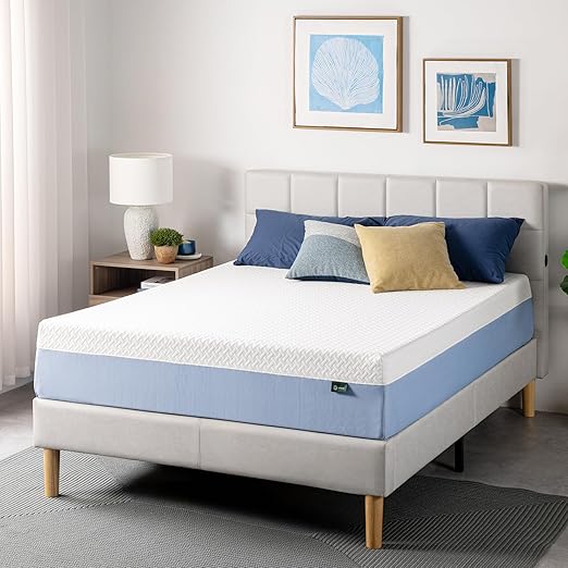 Photo 1 of 12 Inch Cooling Essential Memory Foam Mattress [New Version], Queen, Fiberglass Free, Medium Feel, Cooling Airflow Memory Foam, Certified Safe Foams & Fabric, Mattress in A Box