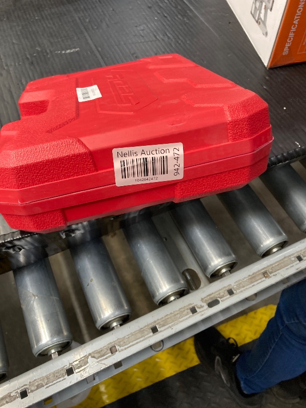 Photo 1 of 1/2 Drive Deep Impact Socket Set: 11-Piece Metric Size Wheel Axle Nut Wrench Metric Large Jumbo 27mm 29mm 30mm 31mm 32mm 33mm 34mm 35mm 36mm 38mm Spindle Joint High Torque Truck Bearing Locknut