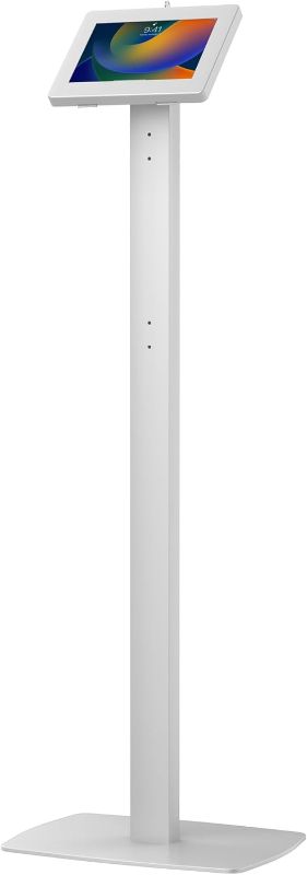 Photo 1 of 
Thin Floor Stand - CTA Tall Standing 360 Degree Kiosk Display Tablet Holder with Charger Access & Lock for iPad 11 (A16) -
11-inch M4 - Air 11-inch M3- iPad 10th Gen - Galaxy Tab & More Tablets
