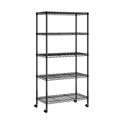 Photo 1 of  5 shelf adjustable steel storage shelving unit 