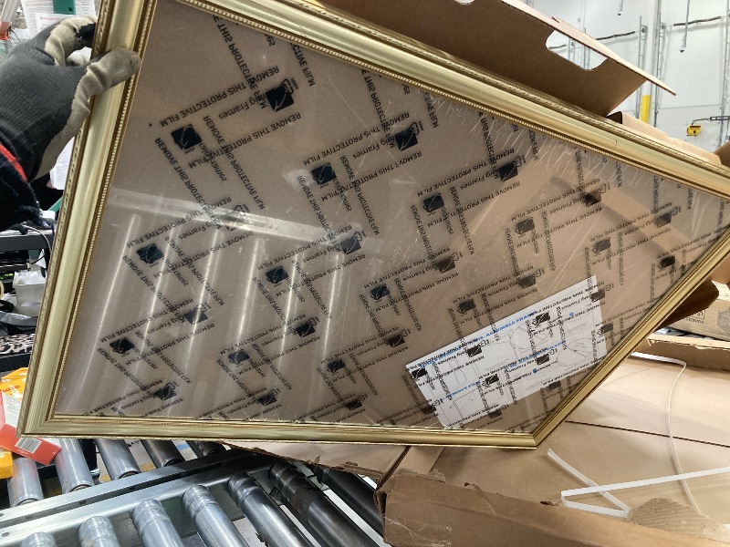 Photo 1 of  Wall Frame Photo Frame Document Frame Table Top Display Stand Award Holder Picture Frame Decor (Golden)