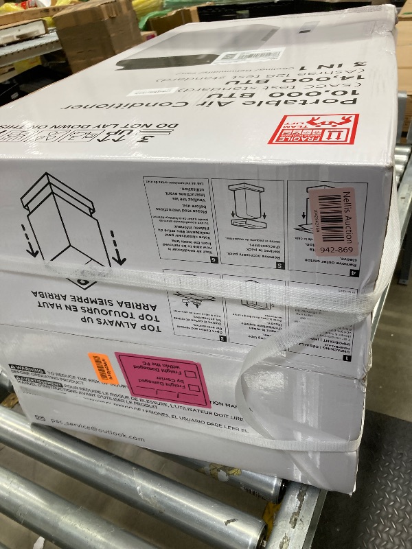 Photo 1 of 14,000 BTU Portable Air Conditioner Cools Up to 700 Sq.Ft, 3-IN-1 Energy Efficient Portable AC Unit with Remote Control & Installation Kits for Large Room, Campervan, Office, Temporary Space
