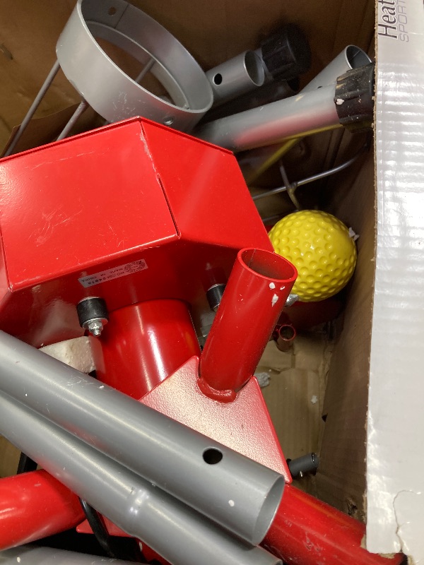 Photo 1 of Heater Sports Softball Pitching Machine with 9 Ball Automatic Feeder