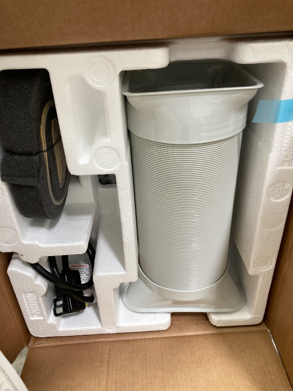 Photo 1 of 14,000 BTU Portable Air Conditioner Cools Up to 700 Sq.Ft, 3-IN-1 Energy Efficient Portable AC Unit with Remote Control & Installation Kits for Large Room, Campervan, Office, Temporary Space