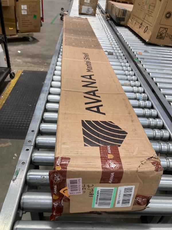 Photo 1 of Avana Rustic Fireplace Mantle Shelf 72 Inches for Home Decor/Wall Decor - Handcrafted Wood Shelf for Wall - Decorative Fireplace Mantel Shelf - Farmhouse Mantle Decor 72 X 8 X 5 - Rustic Brown