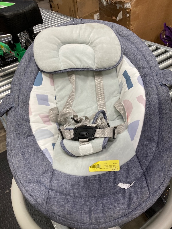 Photo 1 of ***item is dirty ****TEAYINGDE Baby Swing for Infants - APP Remote Bluetooth Control 5 Speed Settings 10 Lullabies USB Plug (Blue)