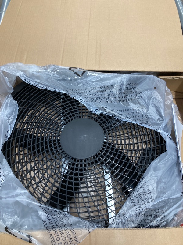 Photo 1 of Amazon Basics 3 Speed Box Fan, Indoor Electric Fan for Home Cooling,